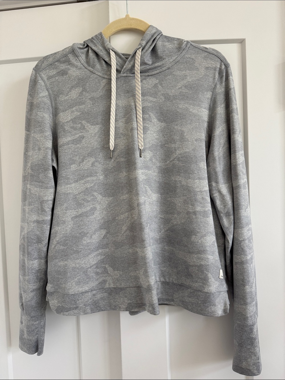 Vuori Gray Camo Crewneck Pullover